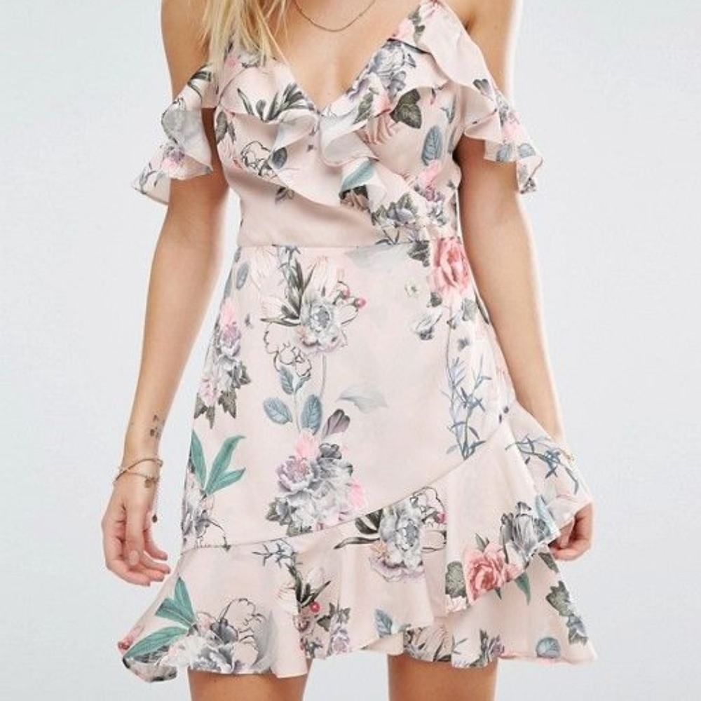 Majorelle Salsa Dress Blush Flower Size Small